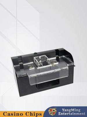 Buy Casino Exclusive Deluxe Automatic 1-2 Deck Playing Card Shuffler Baccarat Poker Table Discard Shuffler online manufacture