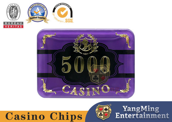 Buy Acrylic Poker Chips Set For 5-8 Players Casino Gambling Table With 760pcs Premium Bronzing Casino Chip Set online manufacture