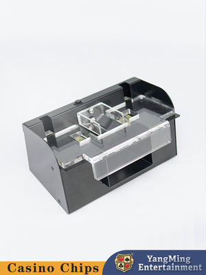 Buy 2 Deck Metal Poker Shuffler Gambling Leisure Poker Table Top Game Shuffler online manufacture