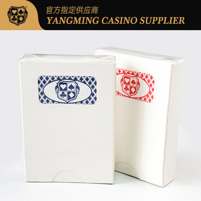 Buy Gambling Club Playing Card Factory Customization 310g 88*63mm Black Blue Core Plastic Papper Poker Cards online manufacture