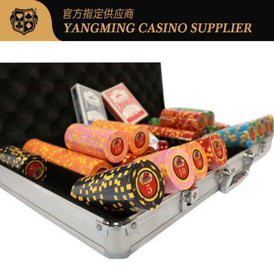 Buy Texas Hold′em Poker Club 600 Pieces Clay Chips Set ABS Poker Chips online manufacture