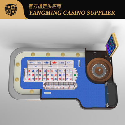 Buy Deluxe Quality Treadle Roulette Table Casino Club Poker Game Roulette Table online manufacture
