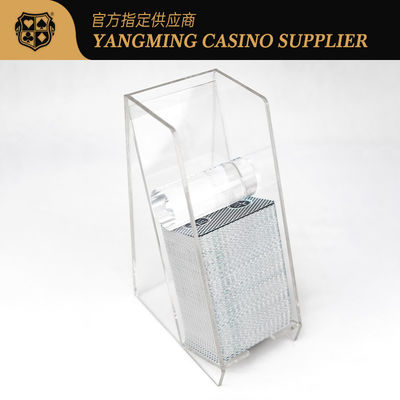 Buy Spot Wholesale Fully Transparent Acrylic Discard Holder for Baccarat Gambling Club Poker Game online manufacture