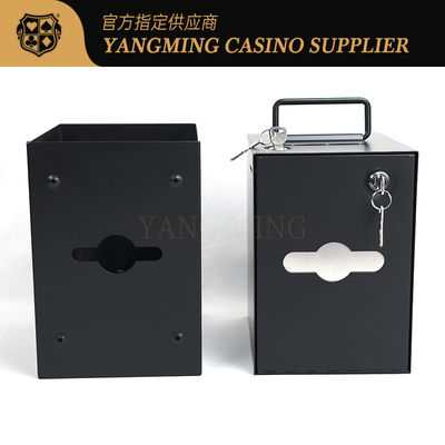 Buy Directly Sold Baccarat Texas Hold′em Casino Poker Metal Iron Coin Box with Lock online manufacture