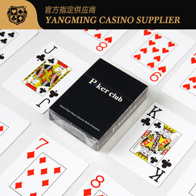 Buy 140g Plastic Playing Cards For Texas Club Character Flower Printing online manufacture