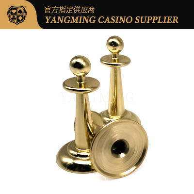 Buy Casino Roulette Table Game Betting Markers Electroplated Gold Metal Iron online manufacture