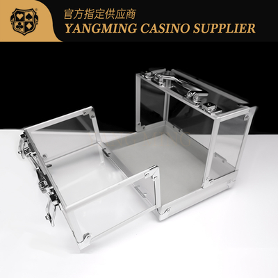 Buy Professional Casino Acrylic Poker Case - Holds 600 Chips With 6 Storage Trays online manufacture