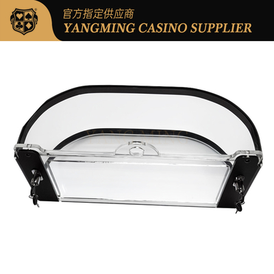 Buy Casino Poker Roulette Table Chip Box Acrylic Transparent Thickened Lock Chip Carrier online manufacture