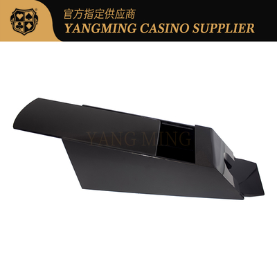 Buy Black Fully Enclosed High-legged Classic Gambling Poker Cards Shoe 6-8 Deck Playing Cards Dealer Shuffler online manufacture