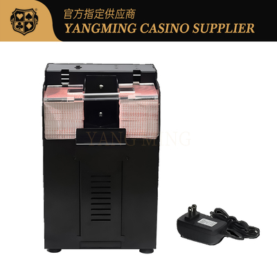 Buy Fully Automatic 8-Deck Texas Hold'Em Shuffler Made Of Black Metal Iron For Casino Game online manufacture