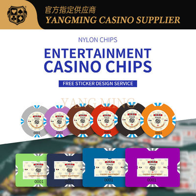 Buy Customizable Nylon Casino Chips – Durable Poker & Gaming Tokens For Casino Game online manufacture