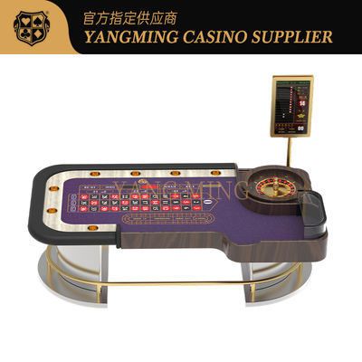 Buy Luxury Custom Roulette Table – Professional Casino-Grade Gaming Table For Sale online manufacture