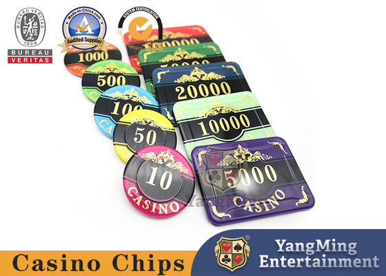 Buy Professional Casino Texas Holdem Poker Chip Set With Customized Denomination online manufacture