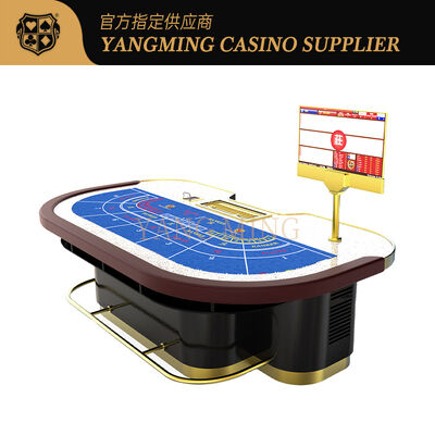 Buy Luxury Solid Wood Poker Table – High-End Baccarat Gaming Table online manufacture