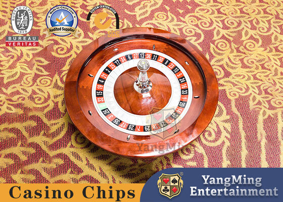 buy Casino Gambling Table Solid Wood 80CM Roulette Wheel Board With SGS Certification online manufacture