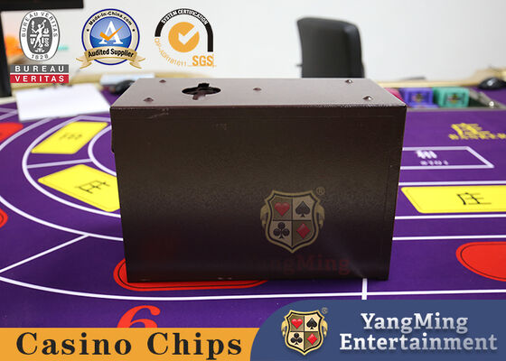 buy Gambling Poker Table Metal Casino Money Drop Box With Sleeve & Locks For Poker Table Cash Holder online manufacture