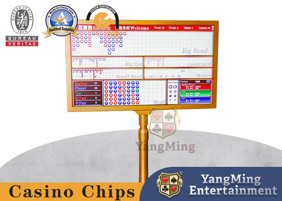 Buy Iron + Metal Baccarat Gambling Systems 27 Inch High - Definition Double - Sided Display online manufacture