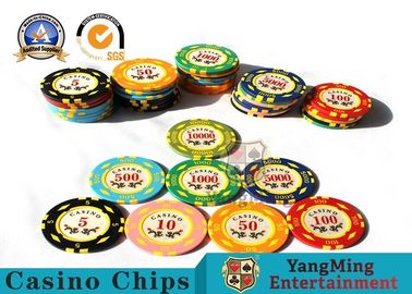 Buy Colorful Cheapest Poker Chips wholesale High Quality Custom Casino Sticker Plaques online manufacture