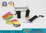 Handheld Purple UV Light Checker , Small UV Torch Sense Light For Poker Club