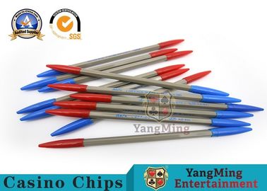 Buy Baccarat Casino Gambling Games Dedicated 2 Functions Blue / Red Ball Pen online manufacture