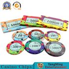 Texas Poker Clay Ceramic Chips Customizable Design Pattern Poker Table Game Chips