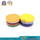 Roulette Wheel Plastic Casino Chips Logo Customization Bright Color