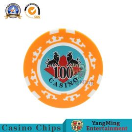 Buy Smooth RFID Poker Chips 14g Casino Grade Sand Surface Round Shape online manufacture