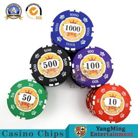 Buy Electronic Gambling Poker Printed RFID Casino Chips Ultimate Crown Stickers online manufacture
