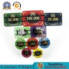 Dedicated Plastic NFC RFID Casino Chips / Acrylic Poker Chip Set 760pcs  14kg