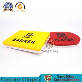 Buy Gambling Poker Plastic Dealer Button For Game Club Exquisite Carving online manufacture