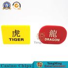 Durable Baccarat Markers Macau Gambling Dragon Tiger Dealer All In Block Texas Cutting Plastic Seal Card