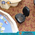 Commercial Blackjack Casino Gaming Chairs With Chrome Base Total Height 113cm