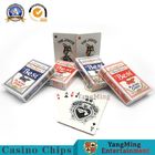 555 Casino Playing Cards Both Side Uv Resistance Printing Casino Standard Blue Core
