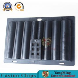 Buy Texas Hold’em Poker Club 6 Rows Casino Chip Tray Black Color  37.5*25.3cm online manufacture