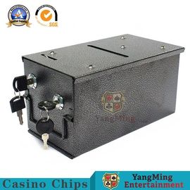 Buy Customized Metal Coin Box For Entertainment Games Store Hot Metal Bill Tip Money Carrier Poker Table online manufacture