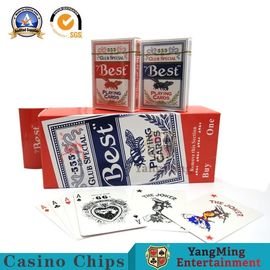 Buy Blue Core Tradition Papper Cards 88*63mm Thickness Gambling Table Accessories Papper Playing Cards online manufacture