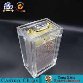 SGS  Playing Card Deck Holder Industrial Grade High Transparency Acrylic