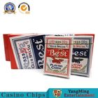 Domestic 280g Casino Playing Cards Custom Two Color CMYK Print Size 88*63mm