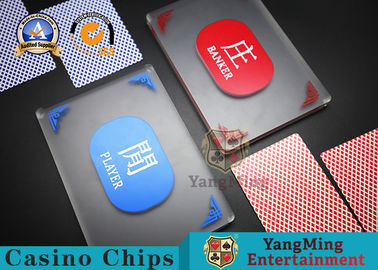 Buy Acrylic Scrub Dragon Tiger Baccarat Markers Gambling Table Games Wins Dealer Button online manufacture