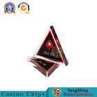 26g Casino Game Accessories Texas Poker VIP Club Triangle Crystal Wins Bet Dealer Button
