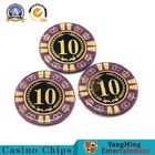 Transparent Acrylic Crystal Casino Poker Chips Table Accessories