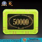 Transparent Acrylic Crystal Casino Poker Chips Table Accessories