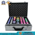 760 Pcs Eight Crowns United States Stickers Anti-Counterfeiting Chip Set ABS Core Clay Chips Texas Hold 'Em Chips