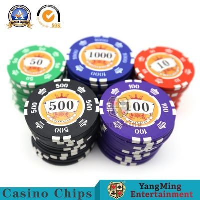 Buy United States Iron Core Poker Clay Chips Customizable Logo online manufacture