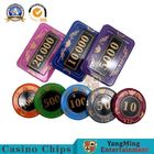 Anti Counterfeiting 730 Pcs 45mm Casino Poker Chip Set