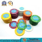 730 Pcs Acrylic Crystal Chips Set Poker Game Independent UV Violet