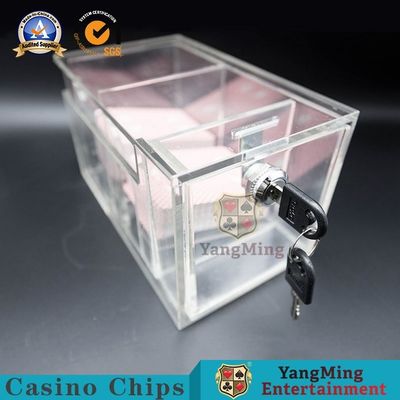 Buy 8 Pairs Playing Card Thick Acrylic Discarded Card Box Fully Transparent online manufacture