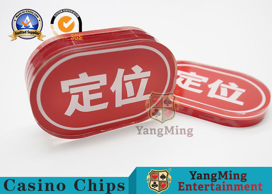 Buy Positioning Casino Poker Table Accessories Transparent Acrylic online manufacture