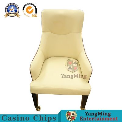 Buy 106cm Height Solid Wood Dining Chair With Pulley Oak Backrest online manufacture