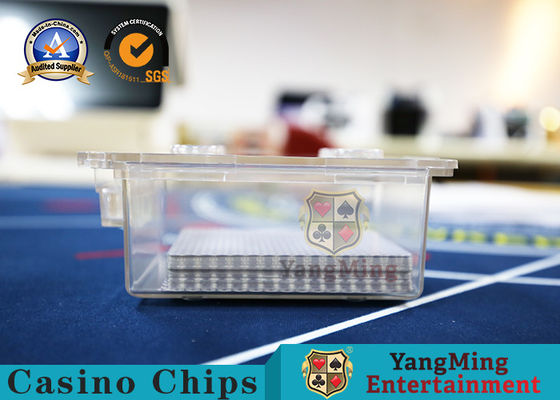 Buy Fully Transparent Thick Acrylic Poker Card Box Casino Table Top online manufacture